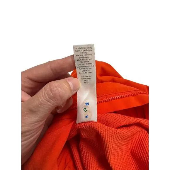 Athleta Dress Size 0 Expedition Activewear Vermillion Orange Skort - Picture 2 of 12